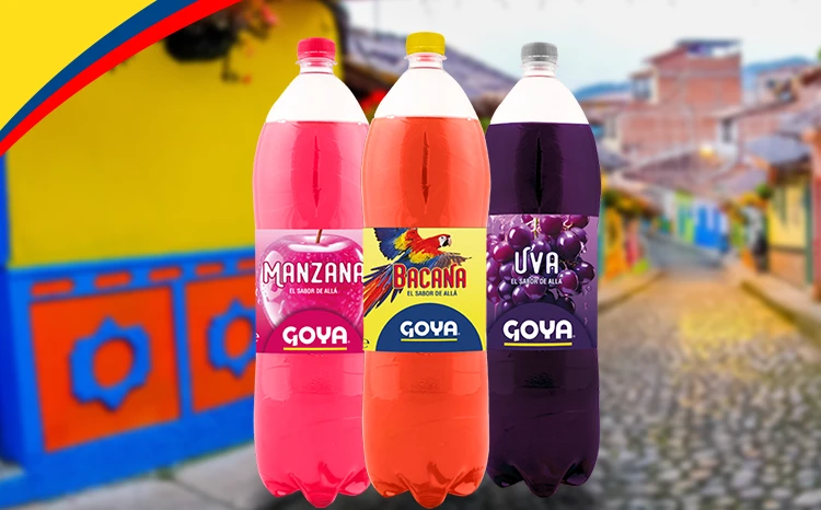 Refrescos colombianos Goya