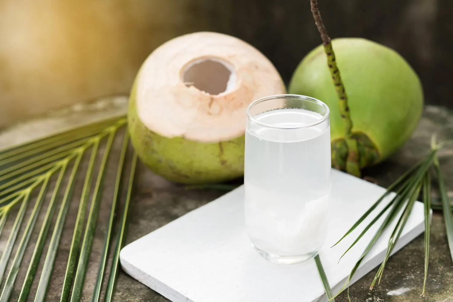 Agua de coco orgánica