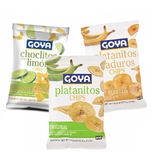 Catálogo de chifles y snacks Goya