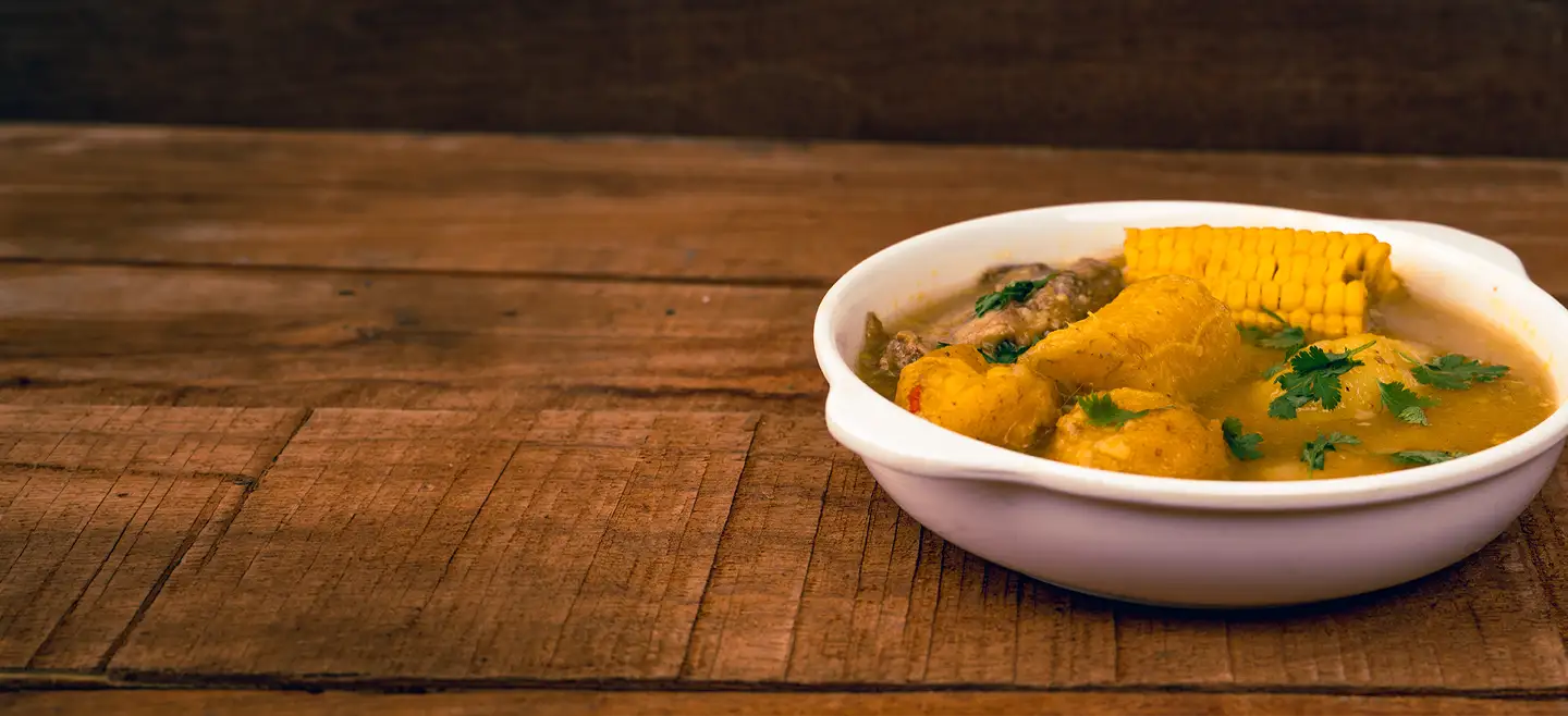 Plato de sancocho
