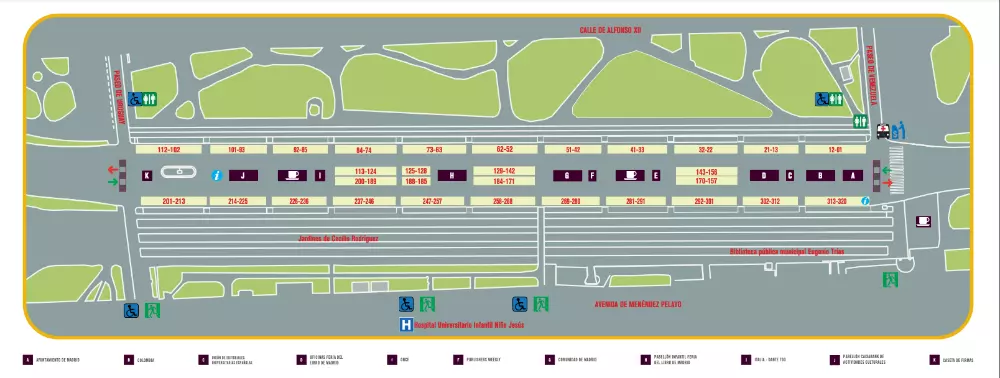 Mapa Feria Libro 2021 Goya Europa