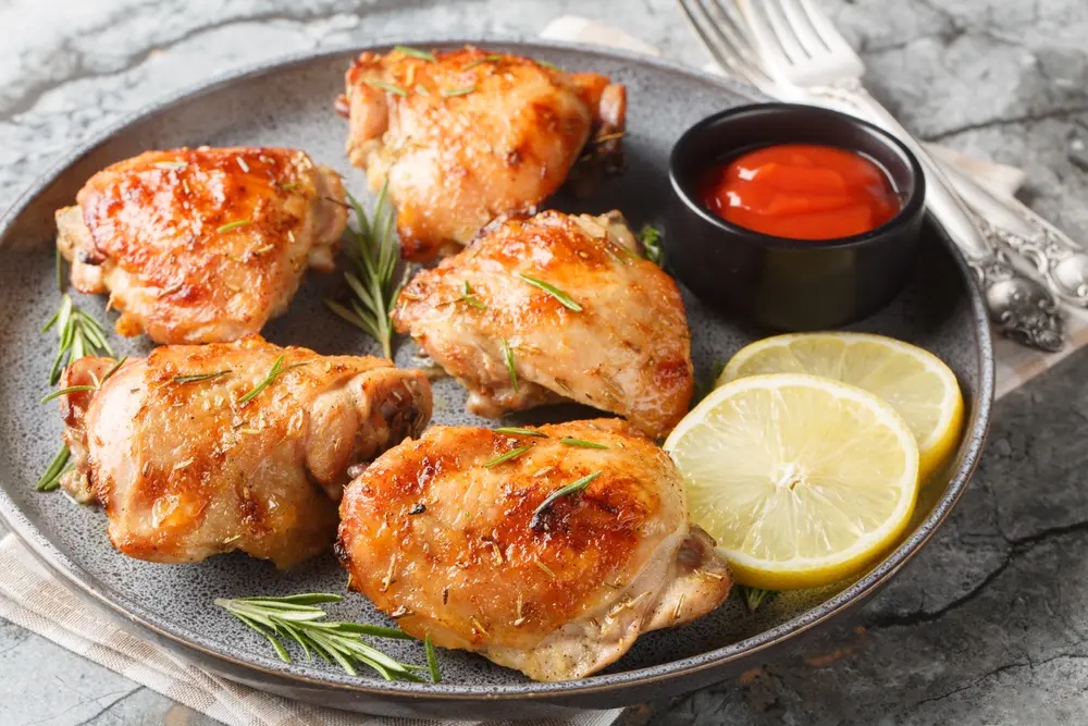 muslos de pollo al horno