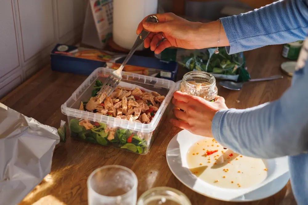 tupper sencillo para el trabajo
