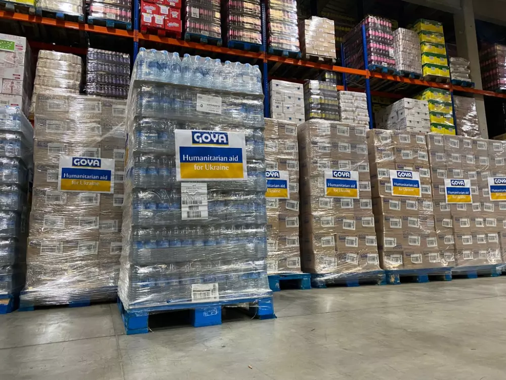 Goya Europa dona comida a Ucrania