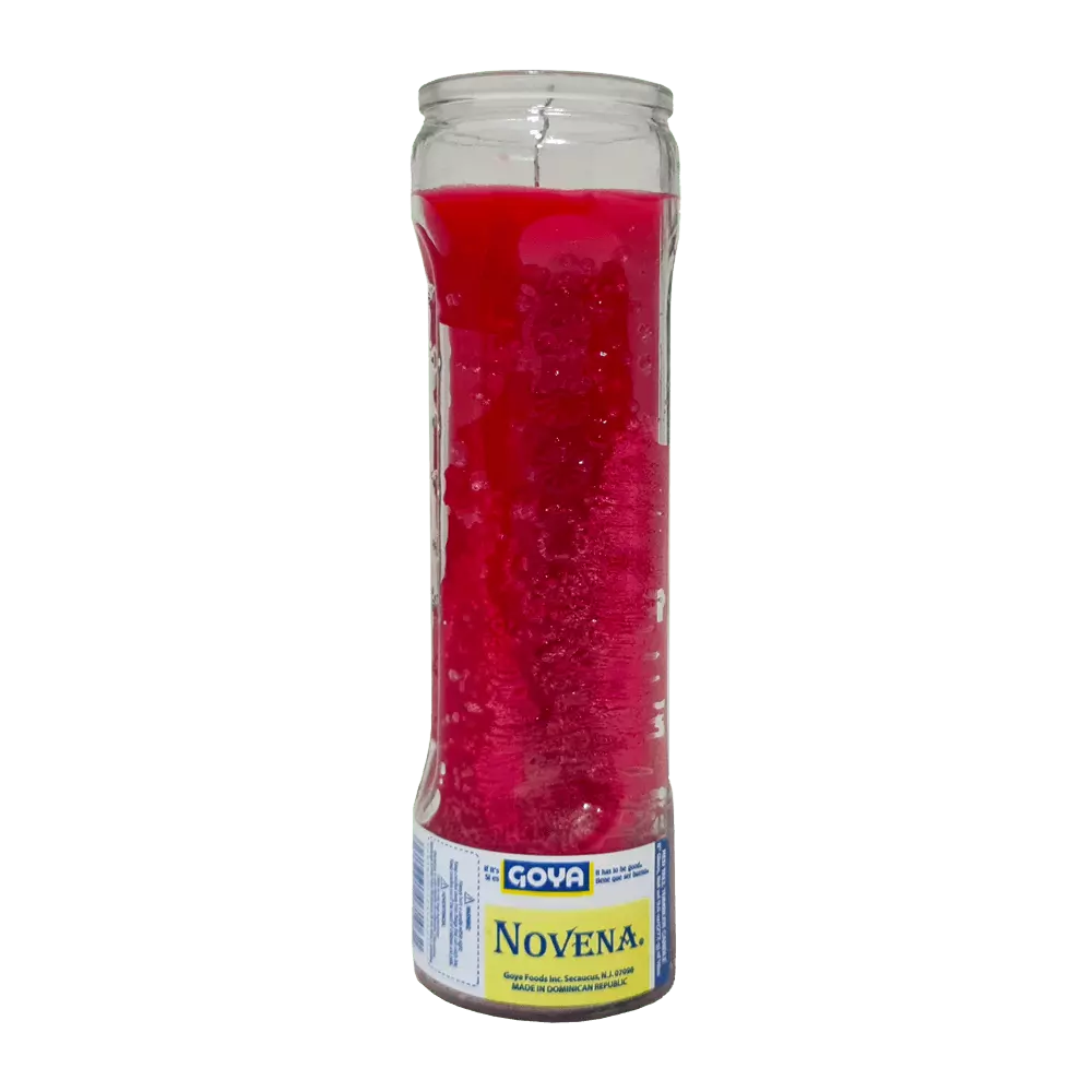 Vela novena roja Goya