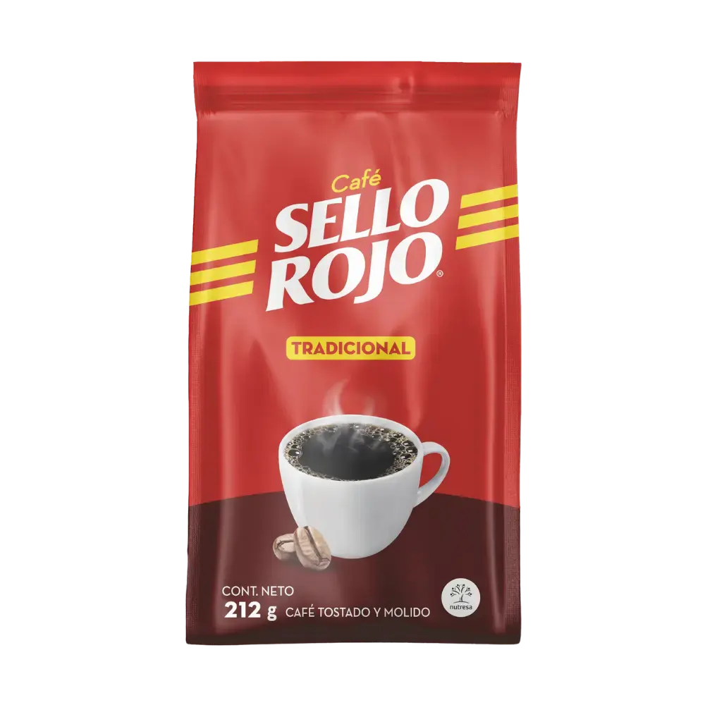 Café molido sello rojo