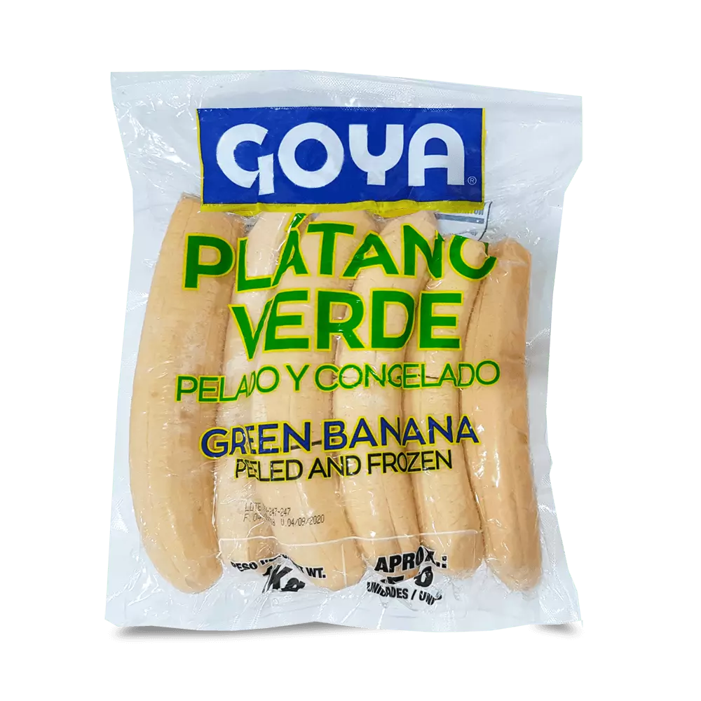 platano congelado verde goya