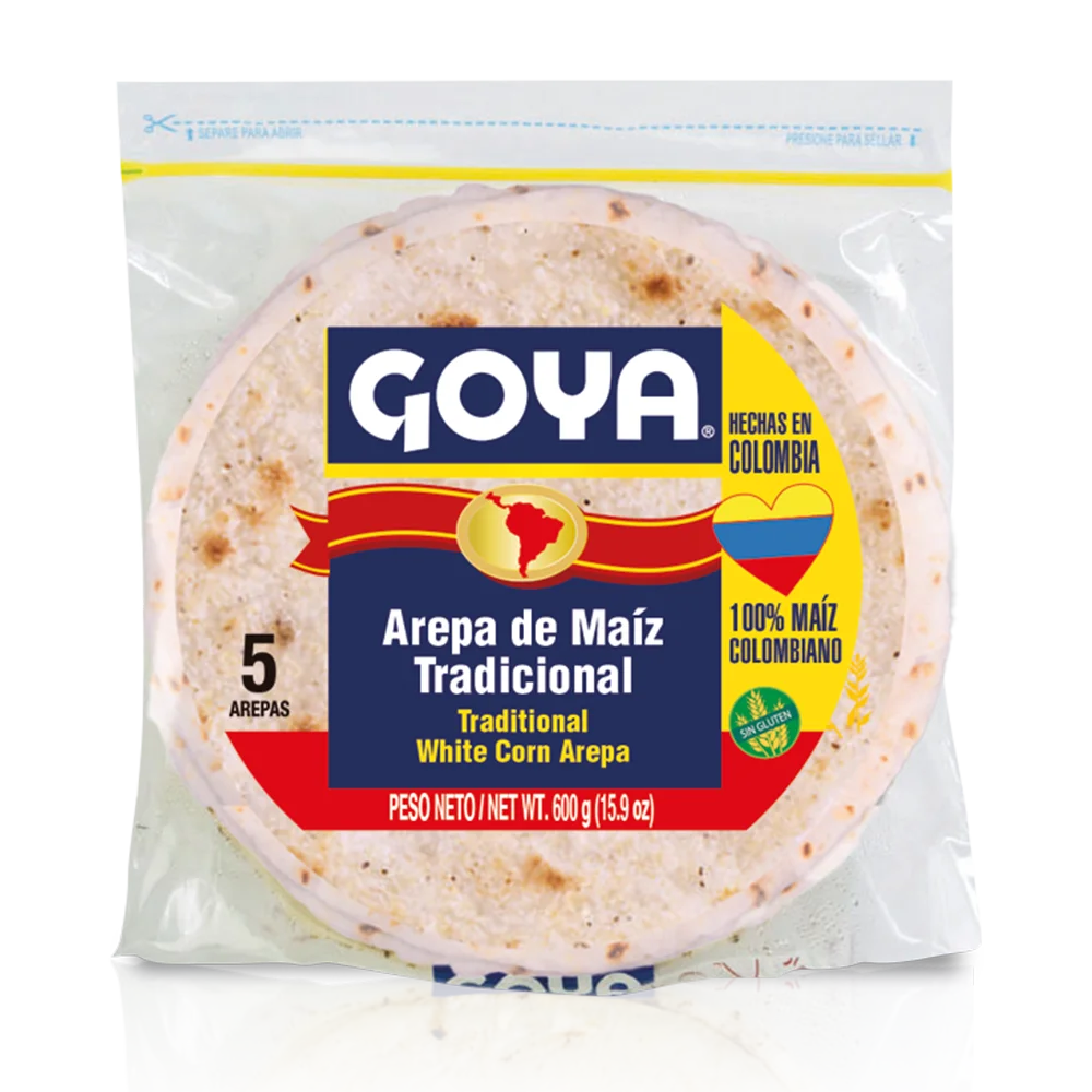 Arepa de maíz tradicional Goya