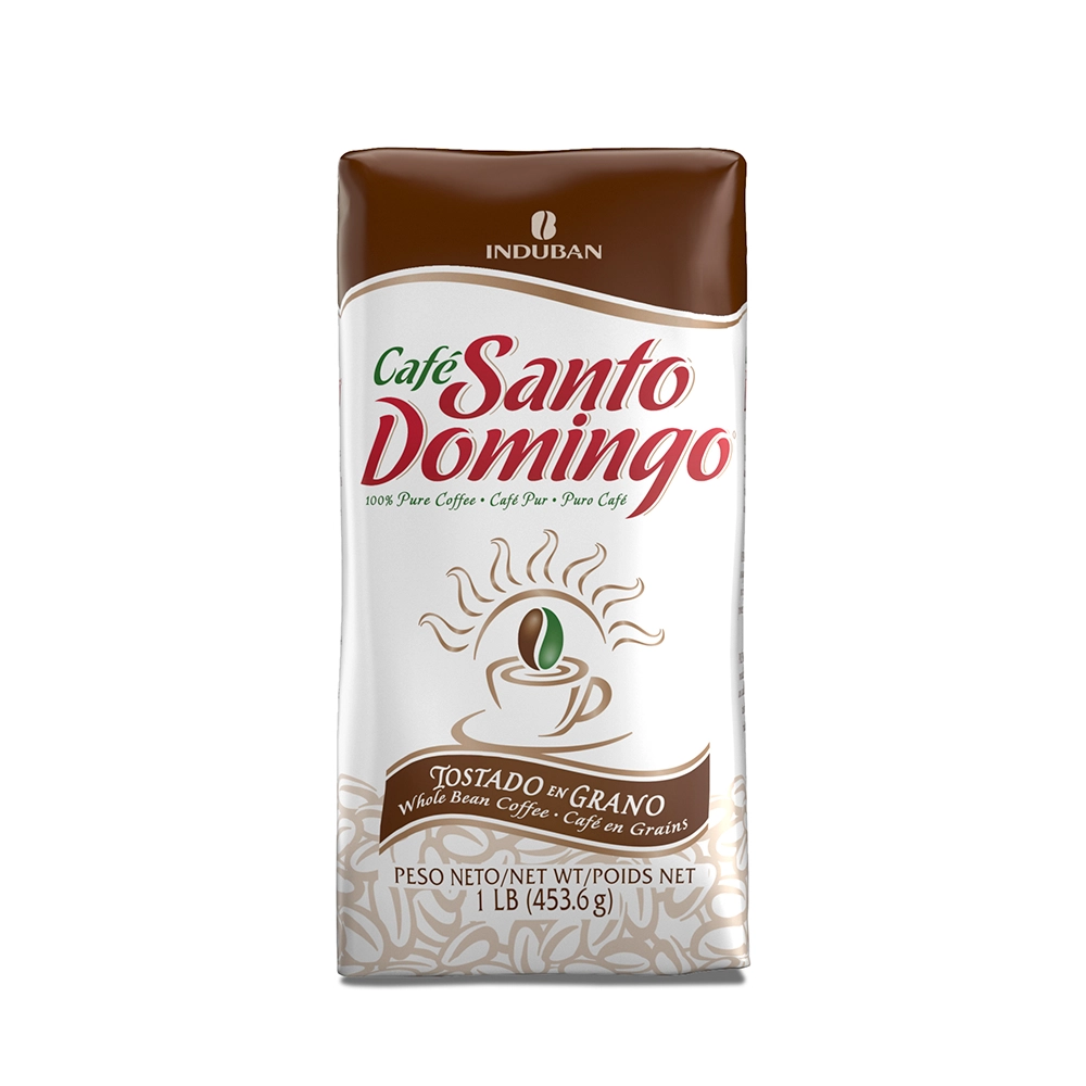 Cafe tostado en grano Santo Domingo bolsa 453g