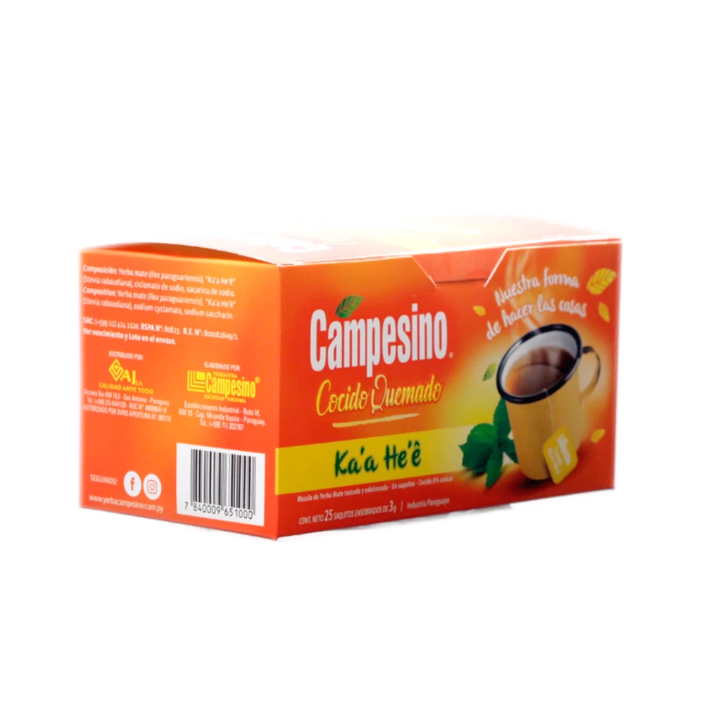 Yerba mate cooked ka'a he'e (Campesino)