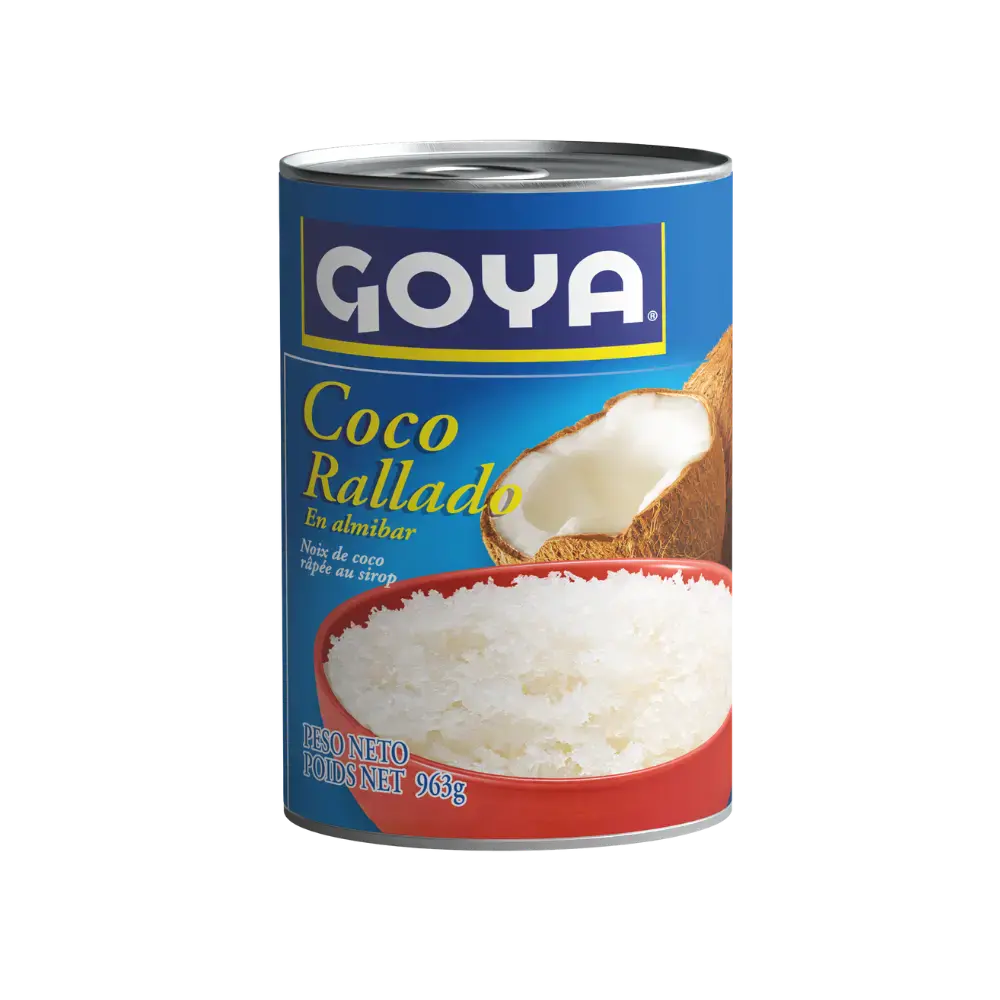 Coco rallado en almibar