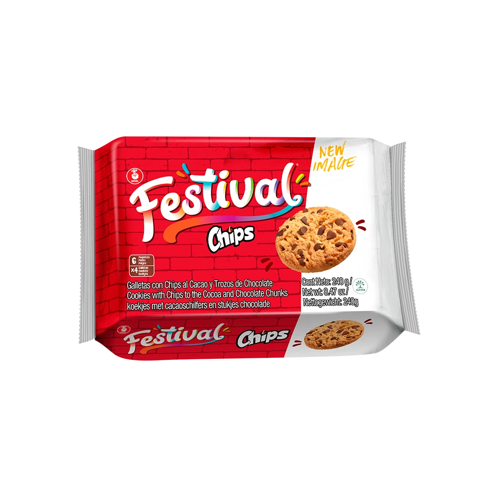Galleta Festival Chips 240 g