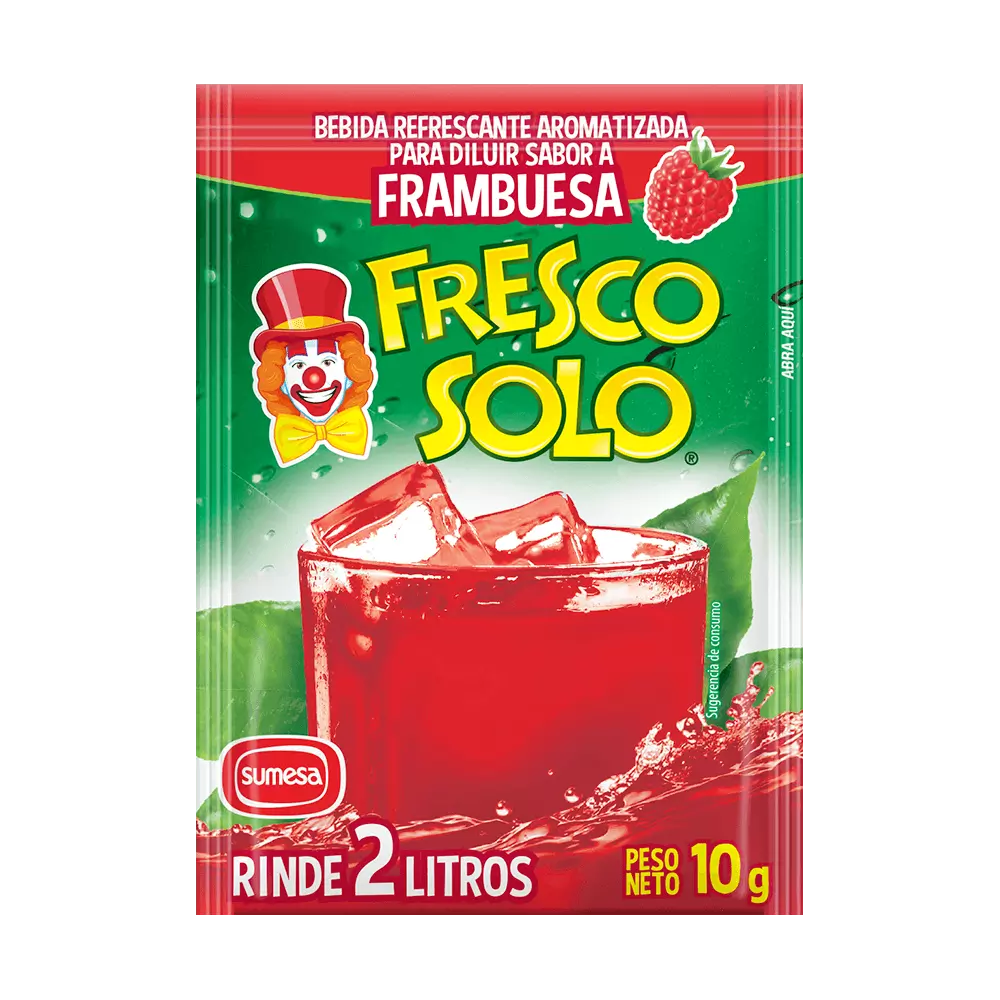 Frescosolo sabor frambuesa