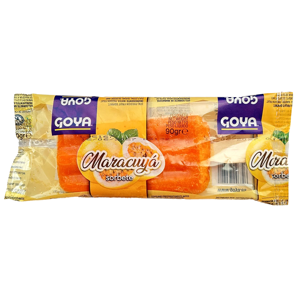Helado de maracuyá Goya