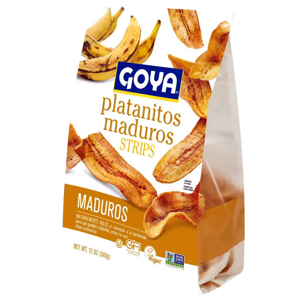 Platanitos maduros en tiras