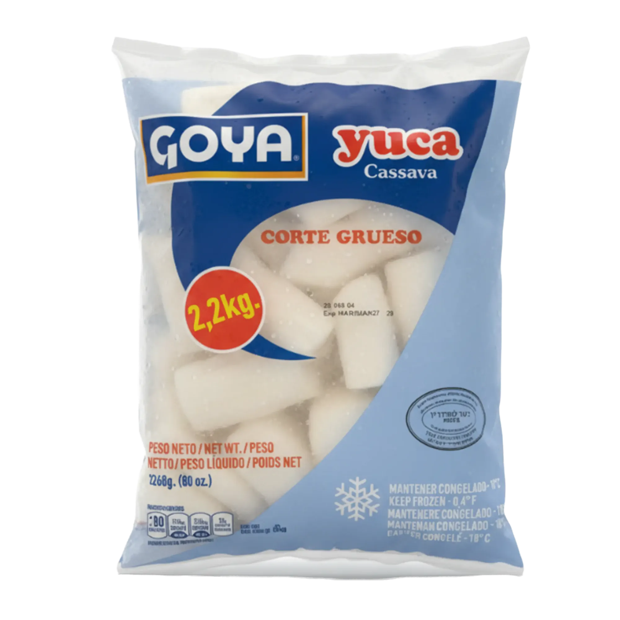 Yuca corte grueso Goya 2,2 kg