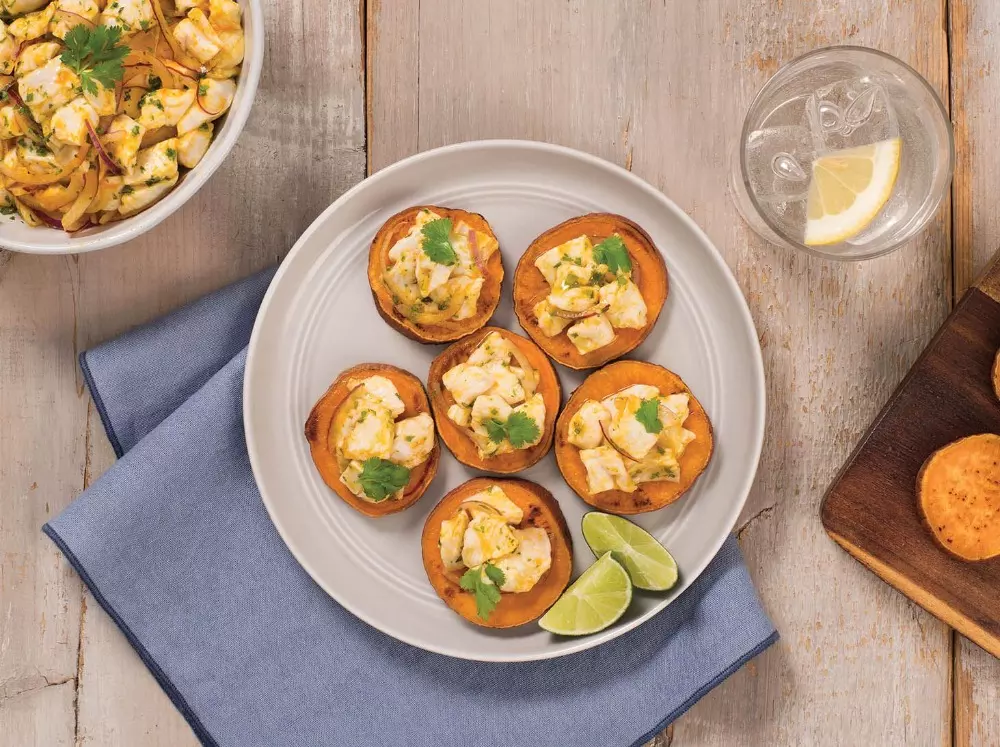 Fish ceviche with sweet potato peruvian | Goya Spain