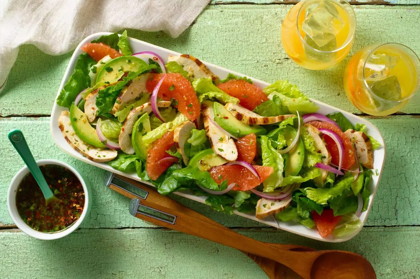 Ensalada de aguacate y pomelo