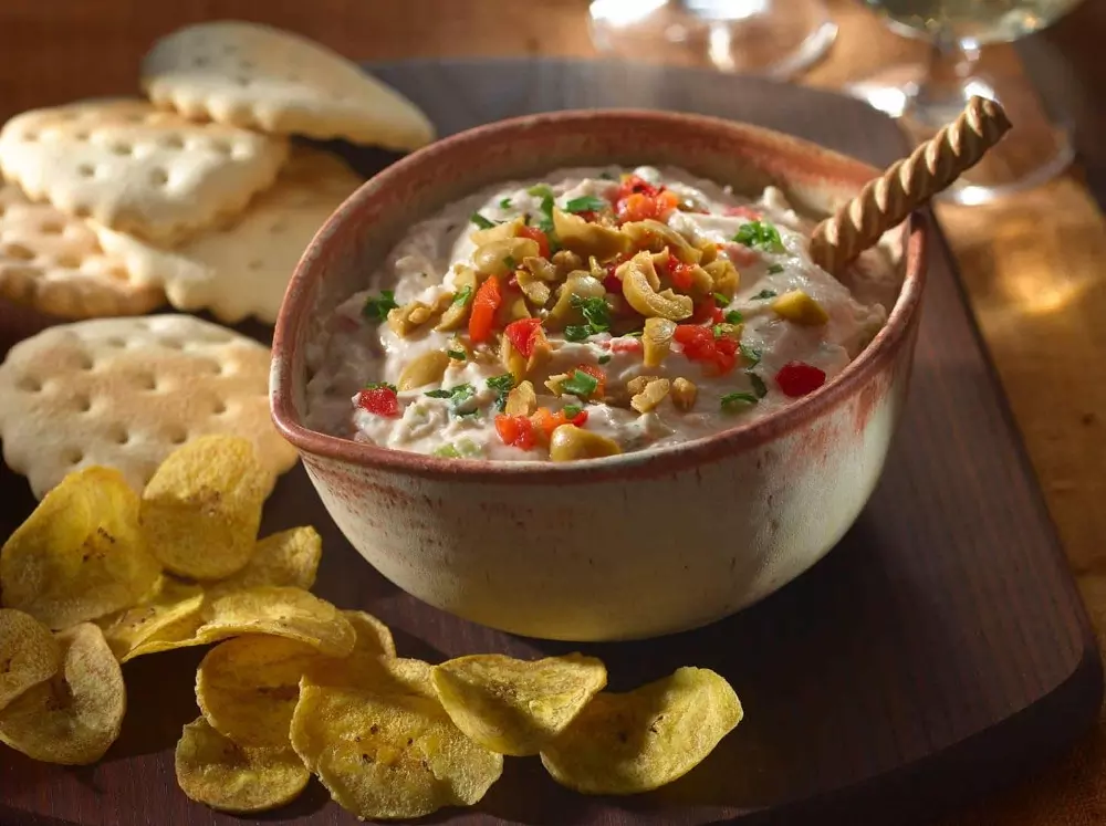 Dip de frijoles rojos guisados