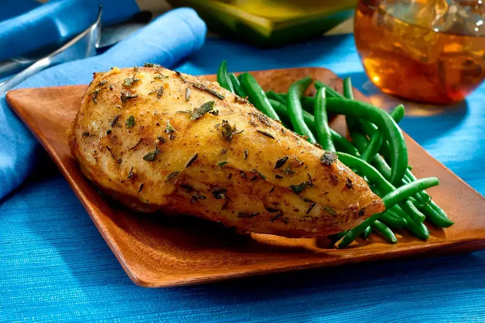 Chicken with lemon and spice