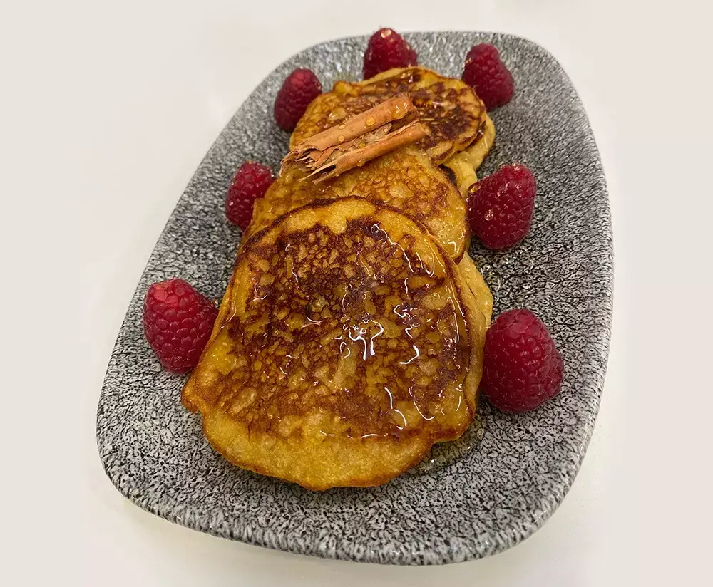 Tortitas con harina de maíz dulce